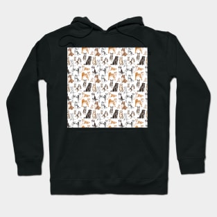 Cute hand-drawn pencil dog Hoodie